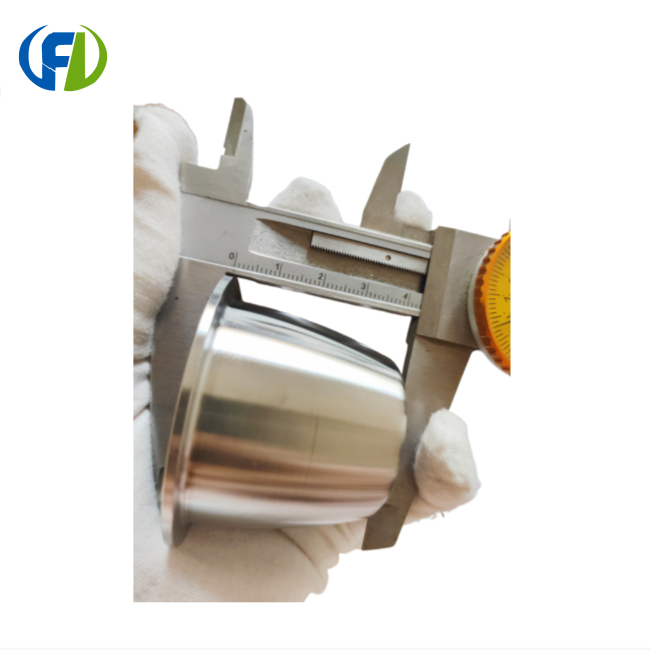 Polished Zirconium Crucible Ø55×50mm